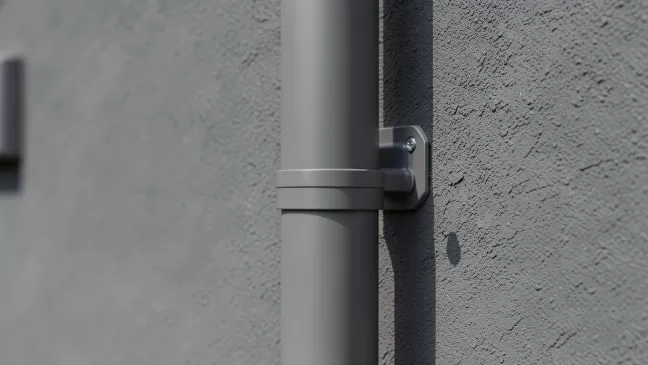 obejma rury spustowej 100 grafit